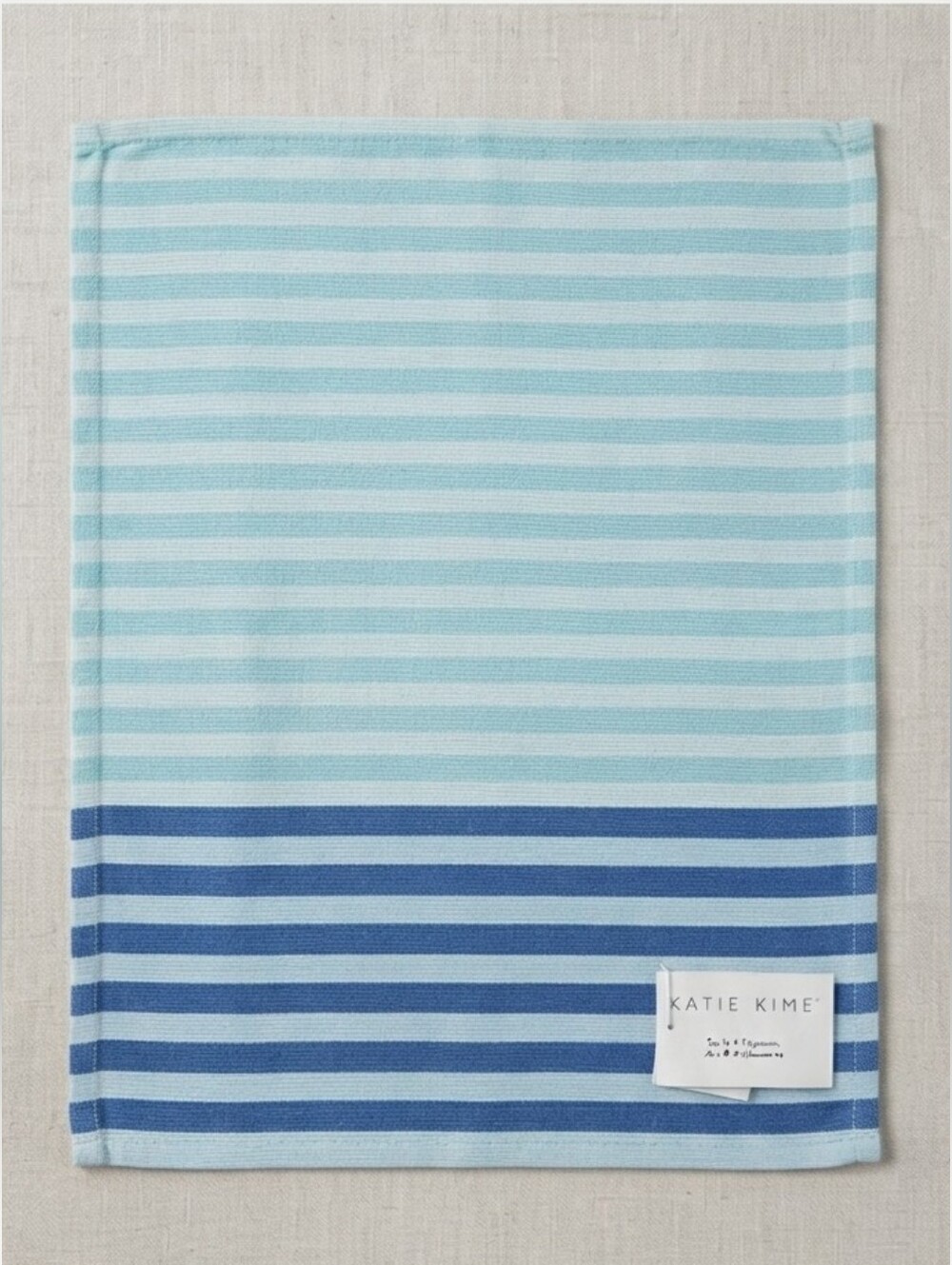 Katie K Blue and White Striped Placemats Set Of 4